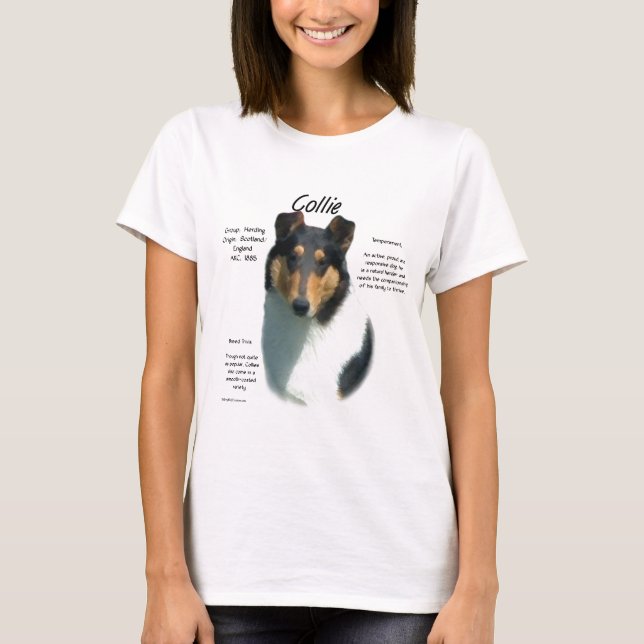 Camiseta Diseño de historial de color (trío suave) (Anverso)