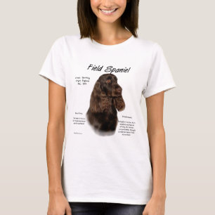 Camiseta Diseño de historial de español de campo