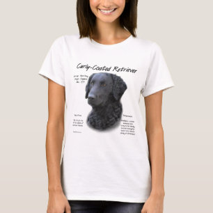 Camiseta Diseño de historial de recuperadores con recubrimi