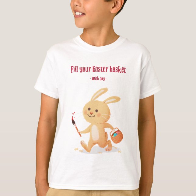 Camiseta Diseño de historias de conejitos de Pascua 2 - cam (Anverso)