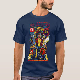 Camiseta Diseño de historietas zombi Hunter para Halloween