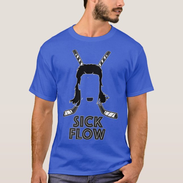 Camiseta Diseño de hockey de hockey de hockey de flujo de e (Anverso)