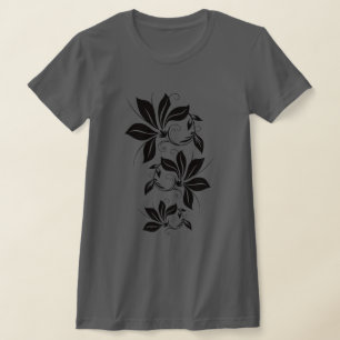 Camiseta Diseño de hojas botánicas ornamentadas intrincadas