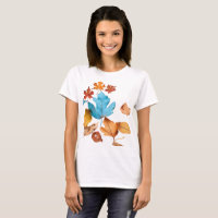 Camiseta Diseño de hojas de arce