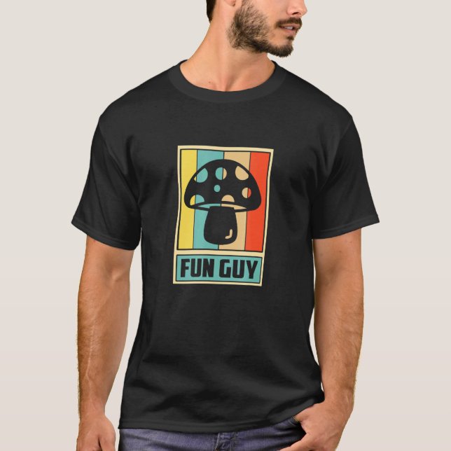Camiseta Diseño de hongos para hongos de Guy - Mushroom ret (Anverso)