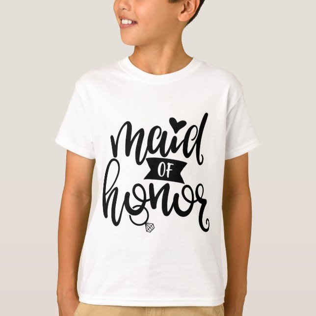 Camiseta Diseño De Honor Para Ducha De Boda (Anverso)