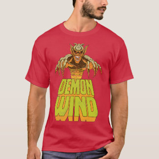 Camiseta Diseño de horror de casta clásico del viento Demon