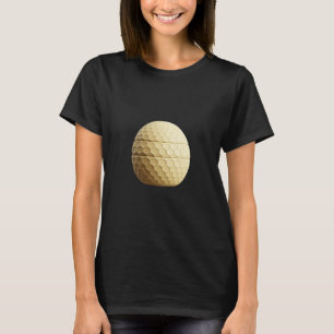 Camiseta Diseño de Huevo de Honeycomb Dorado