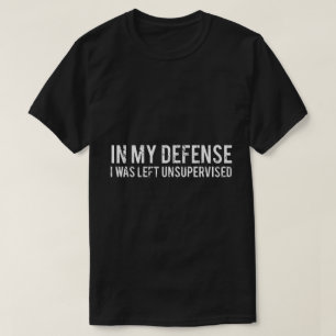 Camiseta Diseño de humor de citas divertidas sin supervisió