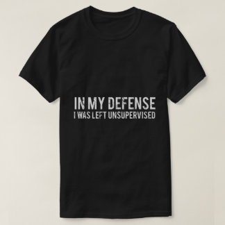 Camiseta Diseño de humor de citas divertidas sin supervisió