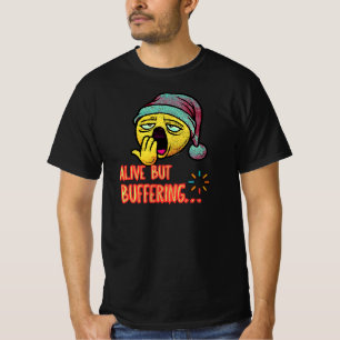 Camiseta Diseño de humor de fantasma lindo vivo pero almace