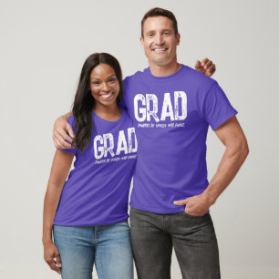 Camiseta Diseño de humor de graduación en negrita