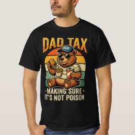 Camiseta Diseño de humor de papá divertido oso impuesto pap