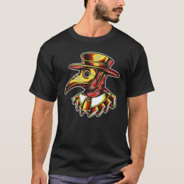 Camiseta Diseño de Ilustracion de Médico de plaga