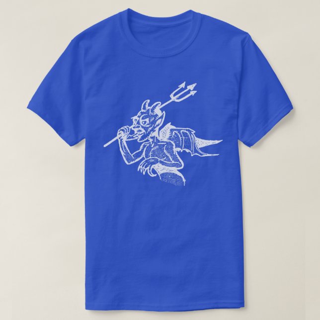 Camiseta Diseño de Ilustracion del diablo de época (Diseño del anverso)