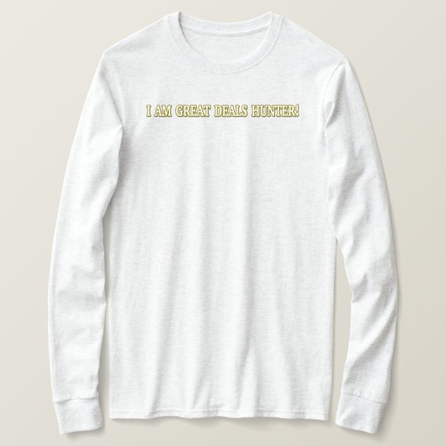 Camiseta Diseño de ilustraciones personalizadas "Great Deal (Anverso del diseño)