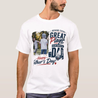 Camiseta Diseño de imagen personalizado, Gran jugador papá