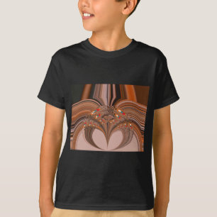 Camiseta Diseño de impresión de arte de Kaleidoscope blanco