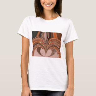Camiseta Diseño de impresión de arte de Kaleidoscope blanco