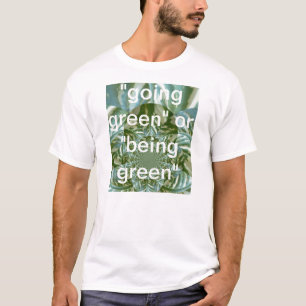 Camiseta Diseño de impresión de arte Eco Green Camo Kaleido