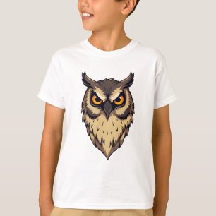 Camiseta Diseño de impresión de búho