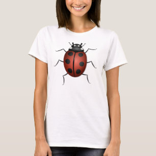 Camiseta Diseño de insecto de lama-24560