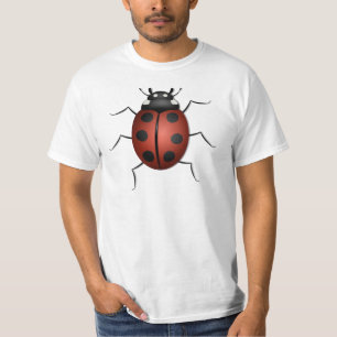 Camiseta Diseño de insecto mariquita
