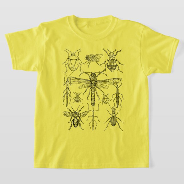 Camiseta Diseño de insectos para los amantes del exterior (Distribución)