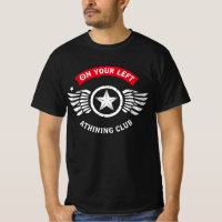 Diseño de insignia del club de running vintage On