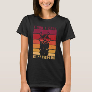 Camiseta Diseño de Ist Mir Egal Nicht Mein Problama Llama