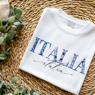 Camiseta Diseño de Italia mayólica, vacaciones italianas mo