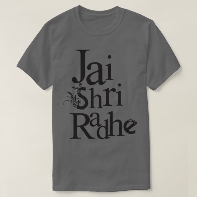 Camiseta Diseño de Jai Shri Radhey (Diseño del anverso)