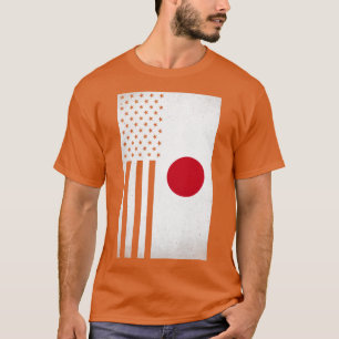 Camiseta Diseño de Japón para orgullosos norteamericanos ja