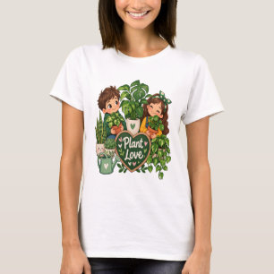 Camiseta Diseño de jardinería amoroso planta linda amante d