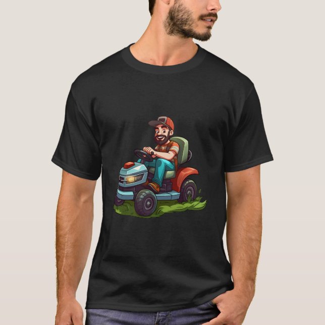 Camiseta Diseño De Jardinería Para La Ducha De Césped Y La  (Anverso)