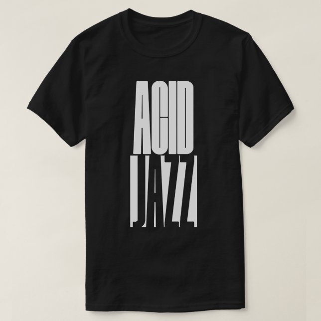 Camiseta diseño de jazz ácido (Diseño del anverso)
