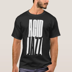 Camiseta diseño de jazz ácido