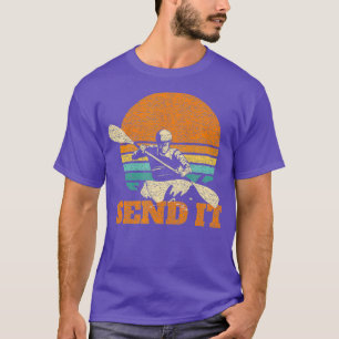 Camiseta Diseño de jerga de ráfaga de agua blanca de Retro