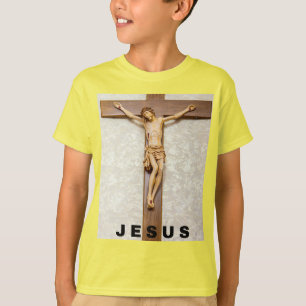 Camiseta diseño de jesus con cruz