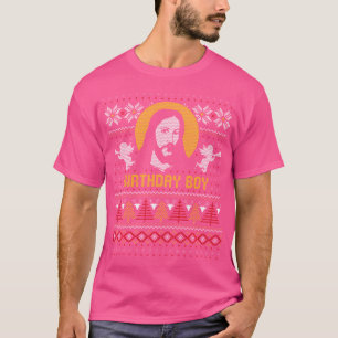 Camiseta Diseño de Jesús Nacimiento de Niño Feo Navidad