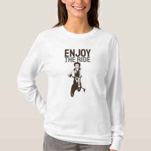 Camiseta Diseño de jinete Disfruta el viaje