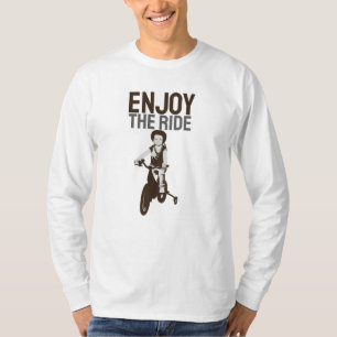 Camiseta Diseño de jinete Disfruta el viaje