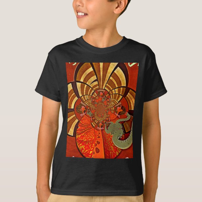 Camiseta Diseño de jirafa única animal Hakuna Matata (Anverso)