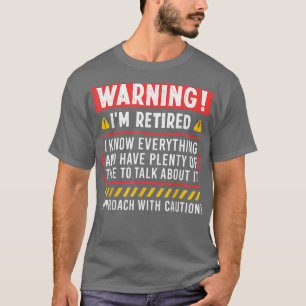 Camiseta Diseño de Jubilación Graciosa Para Hombres Mujeres