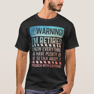 Camiseta Diseño De Jubilación Para Hombres Mujeres Retirada
