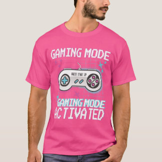 Camiseta Diseño de juego de píxeles retro activado en modo 