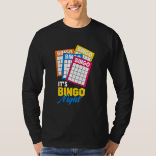 Camiseta Diseño de juego de tarjetas de bingo para llamadas