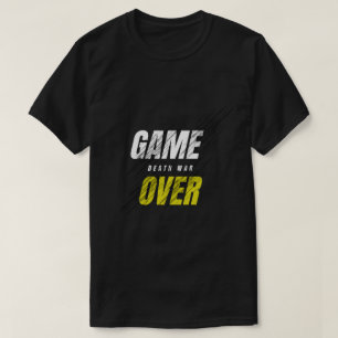 Camiseta Diseño de juego sobre la guerra de muerte