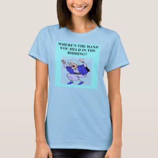 Camiseta diseño de juegos de bridge