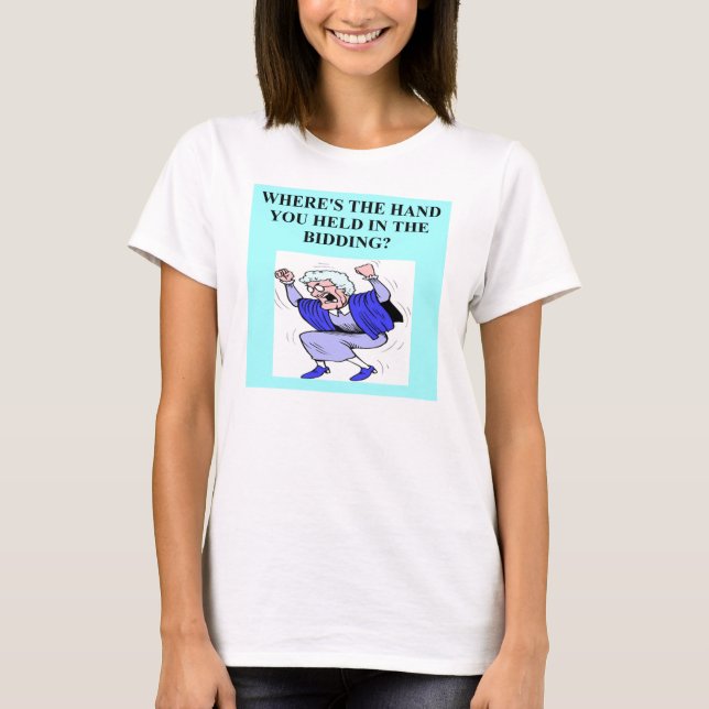 Camiseta diseño de juegos de bridge (Anverso)